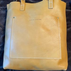 NEW Portland leather goods crossbody tote